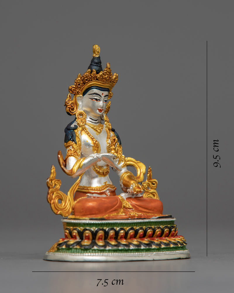 Miniature Vajrasattva Statue | Clarity in Compact Form