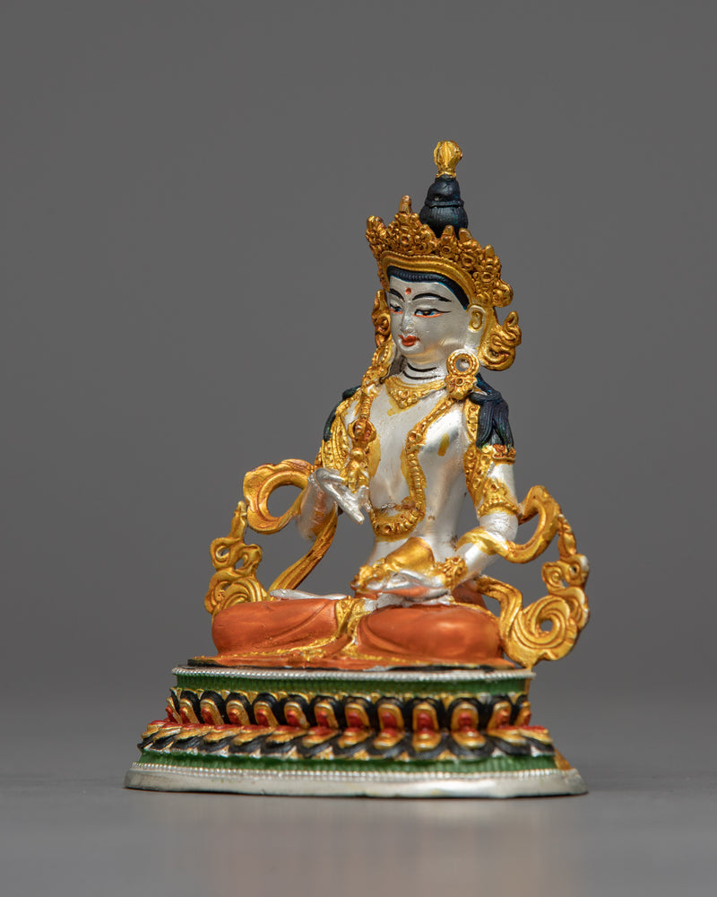 Miniature Vajrasattva Statue | Clarity in Compact Form