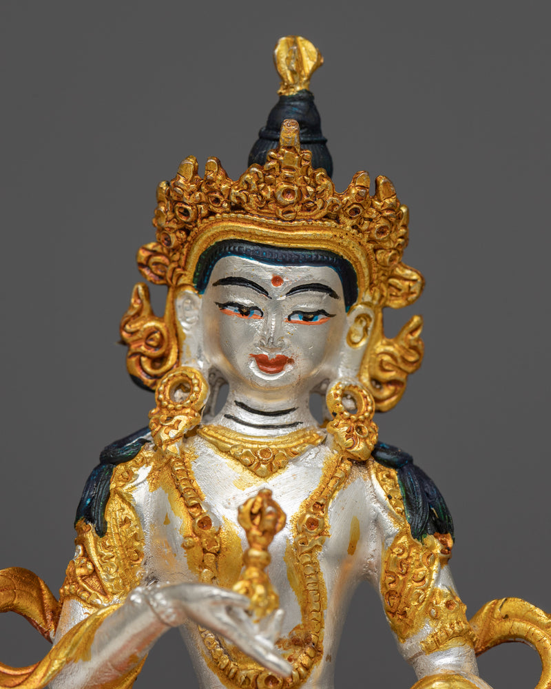 Miniature Vajrasattva Statue | Clarity in Compact Form