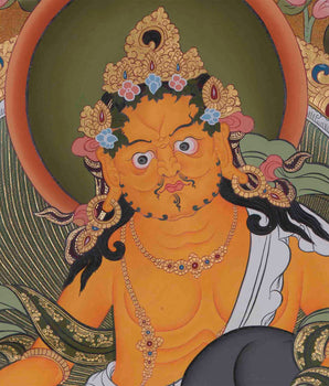 Dzambala Thangka, Guardian of Prosperity