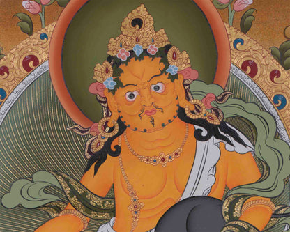 Dzambala Thangka, Guardian of Prosperity