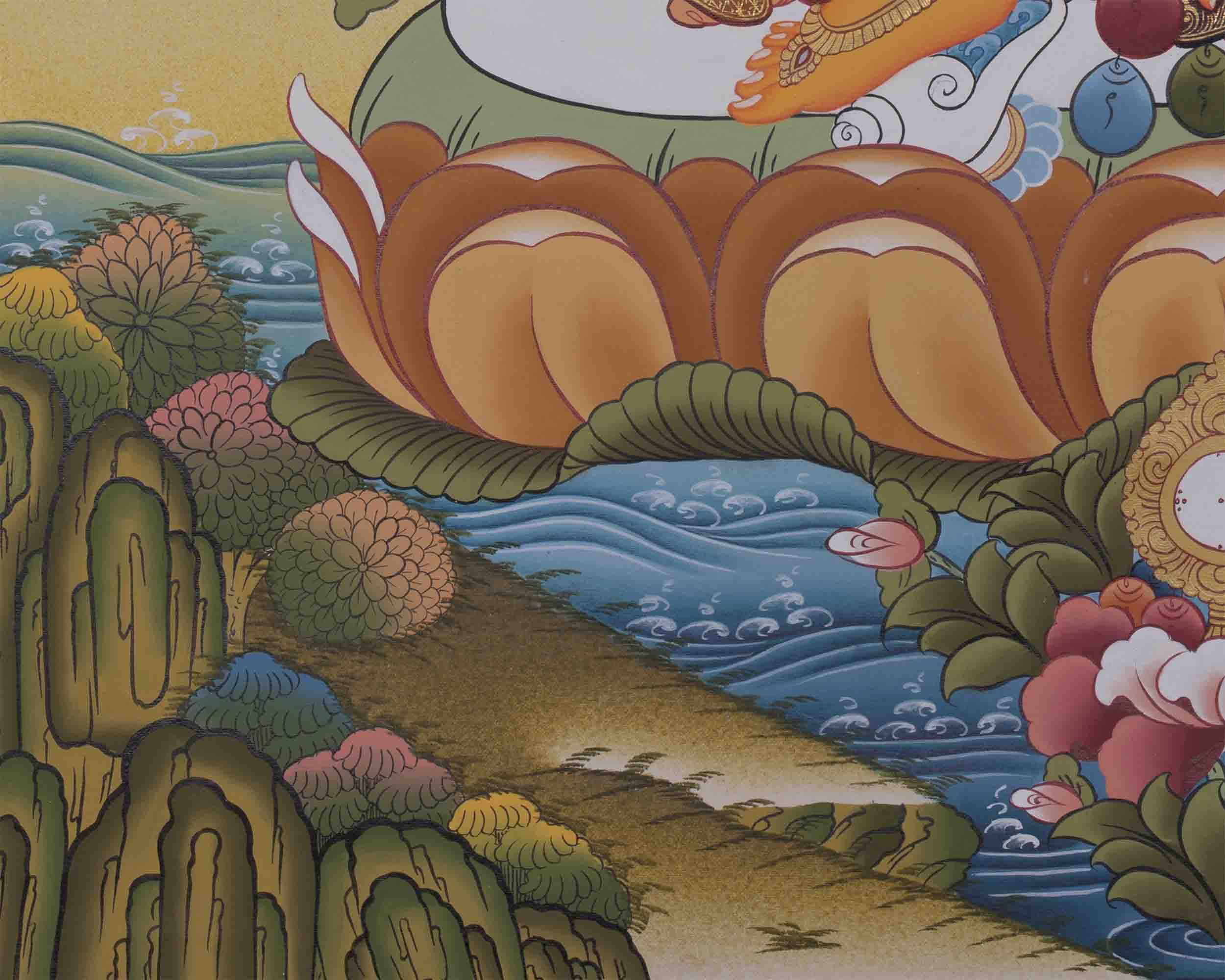 Dzambala Thangka, Guardian of Prosperity