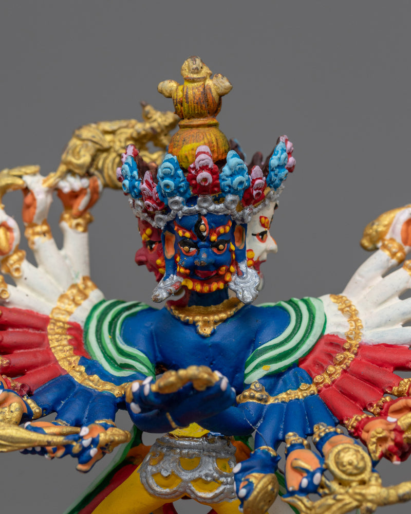 Tiny Chakrasamvara Statue | Embrace Tantric Symbolism