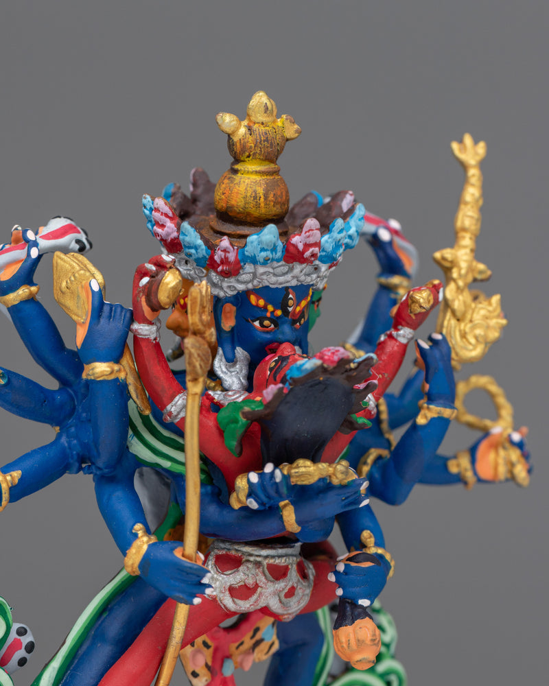 Miniature Kalachakra Statue | Embrace Timeless Wisdom