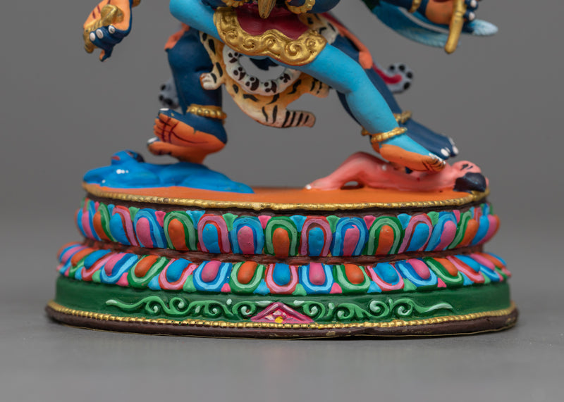 Miniature Vajrakilaya Statue | Embodying Fierce Protection