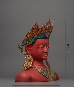 Buddha Bust Statue | Ideal for Meditation Room or Yoga Studio Decor