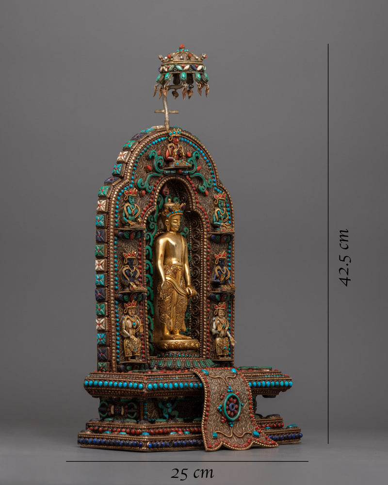 The Bodhisattva Avalokiteshvara Statue | Tibetan Buddhist Decor for Harmony