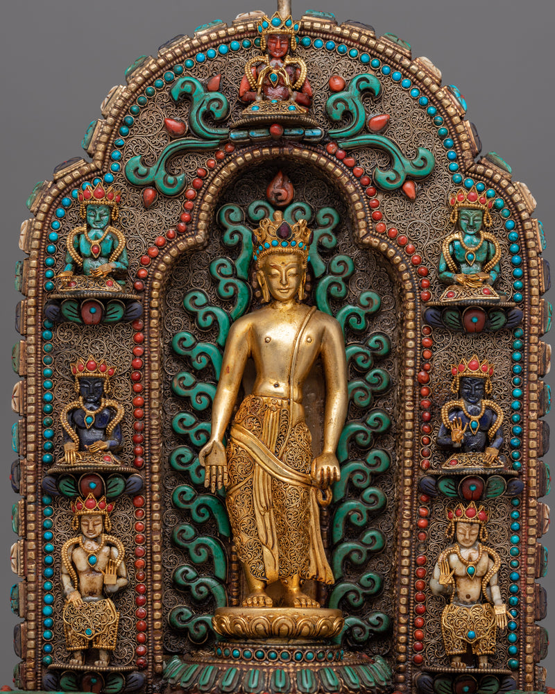 The Bodhisattva Avalokiteshvara Statue | Tibetan Buddhist Decor for Harmony