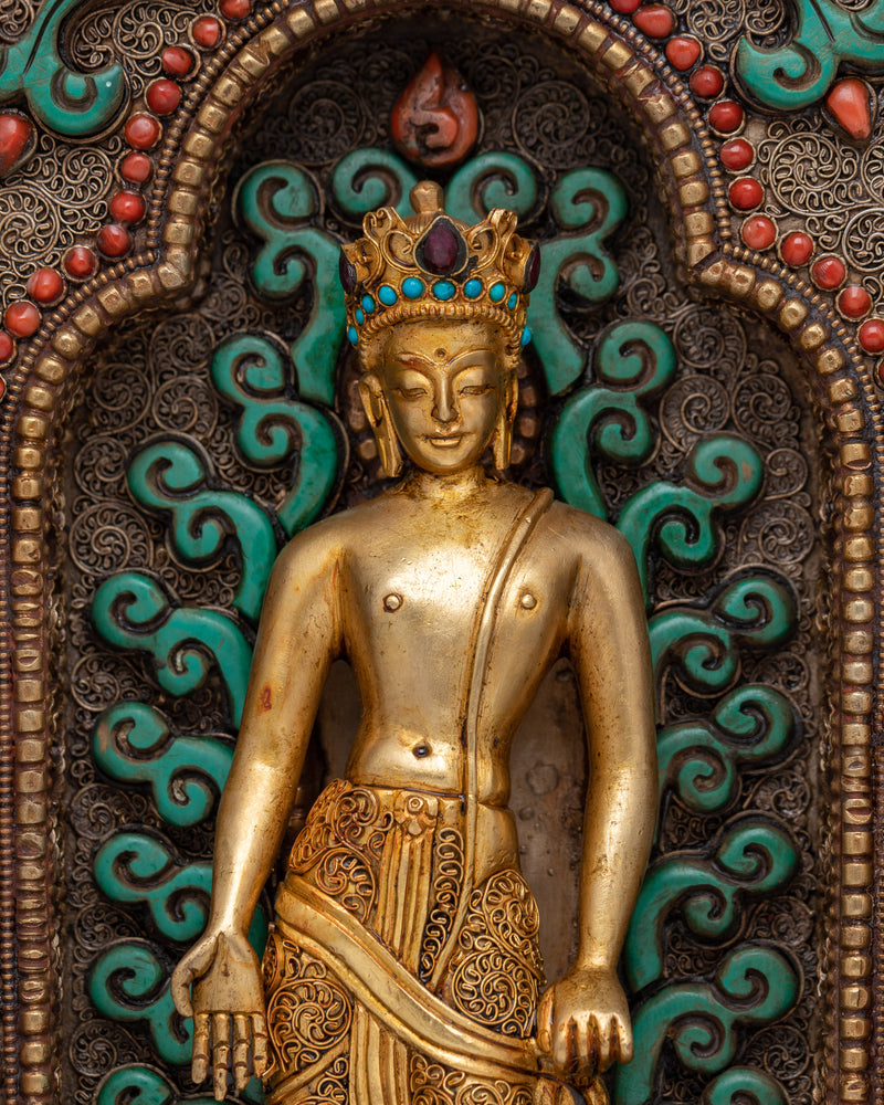 The Bodhisattva Avalokiteshvara Statue | Tibetan Buddhist Decor for Harmony