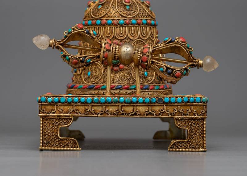 Vajra Bell Ghanta Set | Authentic Tibetan Dharma Practice Tools