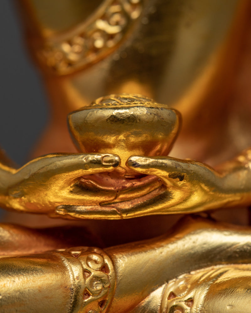 Precision-Crafted Amitabha Buddha Statue | Machine Made Symbol of Infinite Light