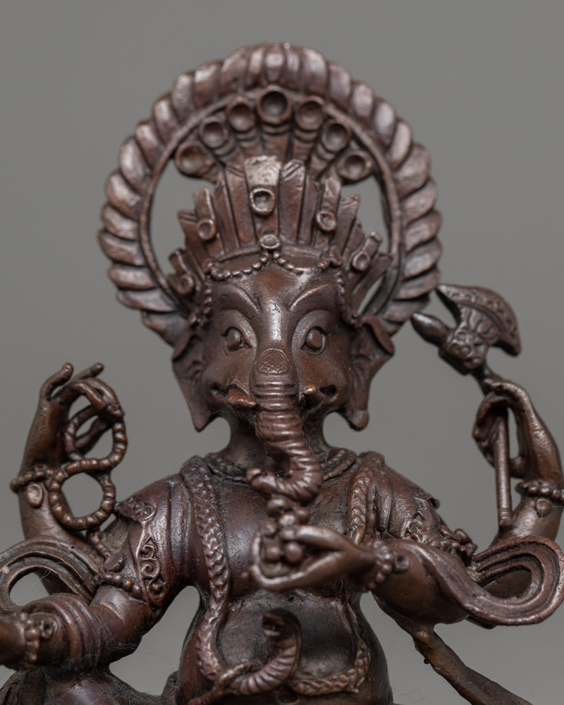 Machine Made Oxidized Ganesh Statue | A Unique Take on the Hindu Deity