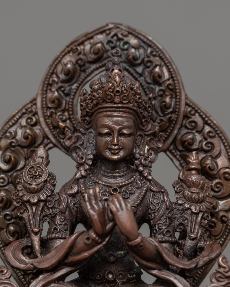 Machine Made Maitreya Buddha Statue | Future Buddha in Modern Art Form