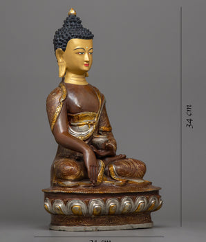 Antique Shakyamuni Buddha Statue | Preserving the Essence of Buddhist Teachings