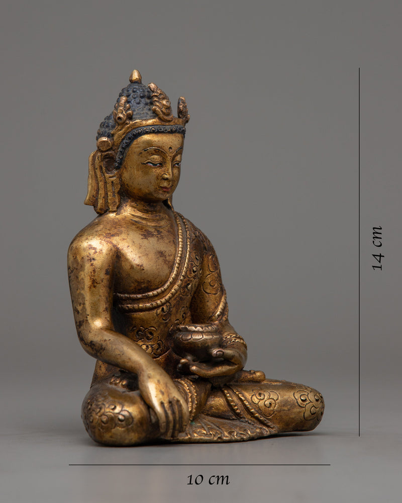 Dragon Carved Shakyamuni Buddha Statue | Blending Myth and Enlightenment