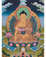 The Shakyamuni Buddha Thangka | Symbol of Enlightenment & Inner Peace