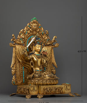 manjushri-with-throne