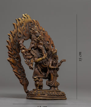 God Ganesh Ji Statue |  Sacred Hindu Elephant Deity Artwork