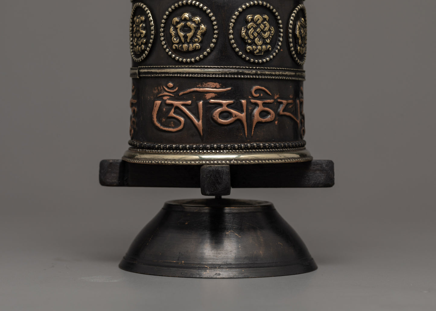 Buddhist Single Prayer Wheel | Perfect for Personal Meditation and Peace