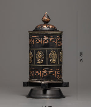 Prayer Wheel Spinner | Handheld Tibetan Mantra Wheel