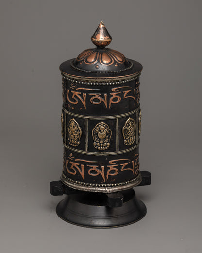 Prayer Wheel Spinner | Handheld Tibetan Mantra Wheel