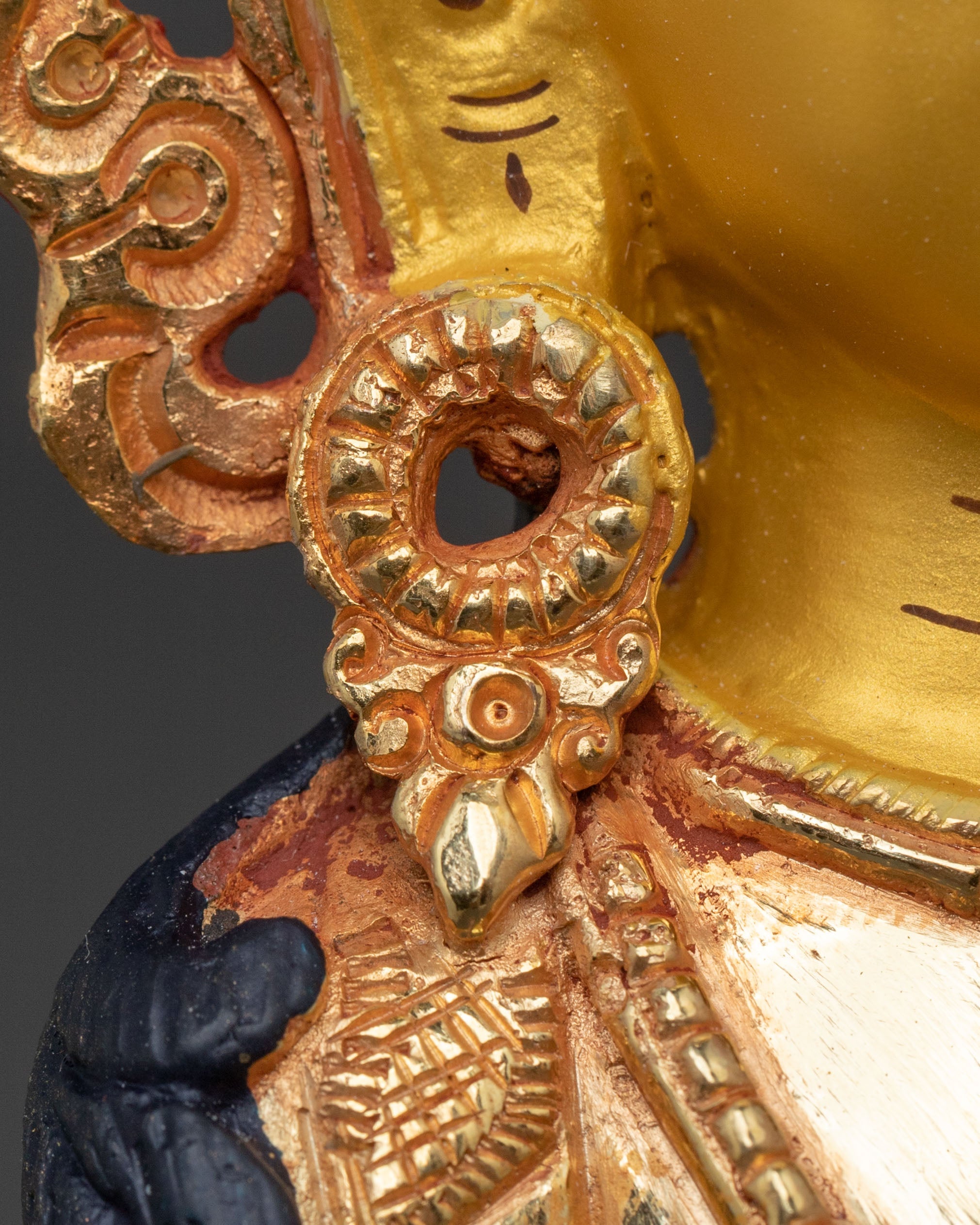 Handcrafted Amitayus Spiritual Statue | Tibetan Buddhist Long Life Deity