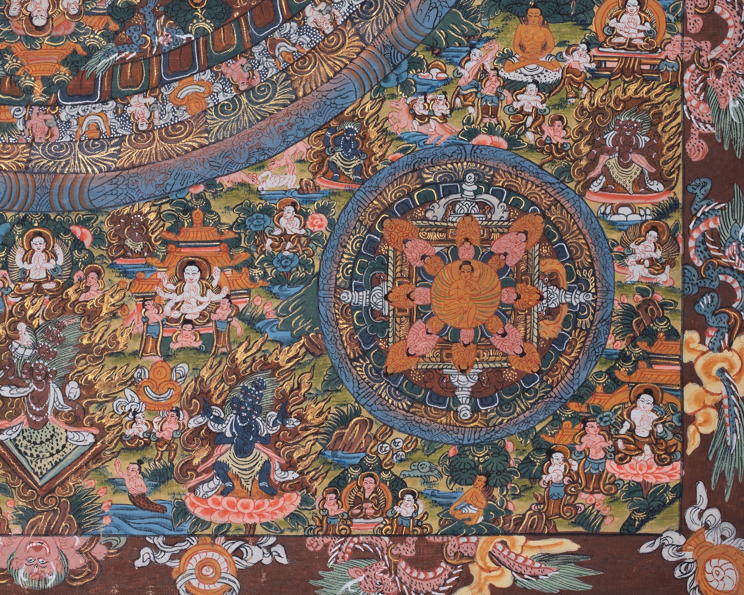 Traditional Buddha Mandala Artwork | For Deep Meditation and Focus