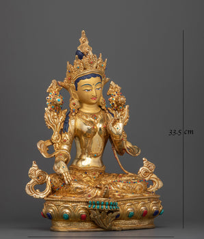 buddha-green-tara-sculpture