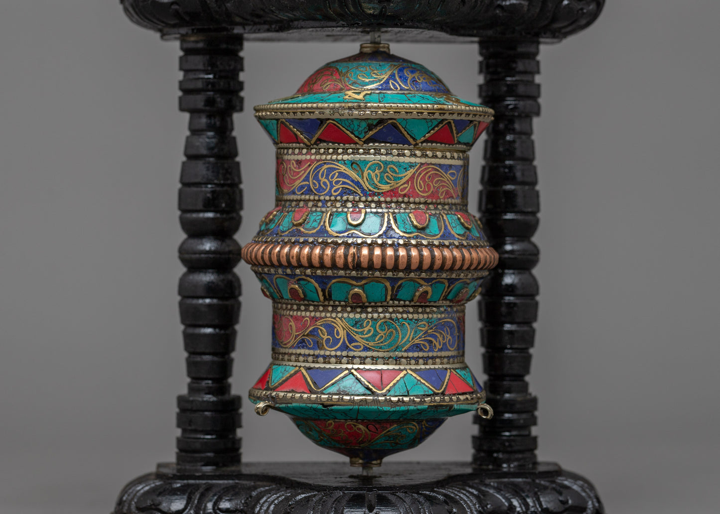 Stand Prayer Wheel | Spin for Peace and Enlightenment