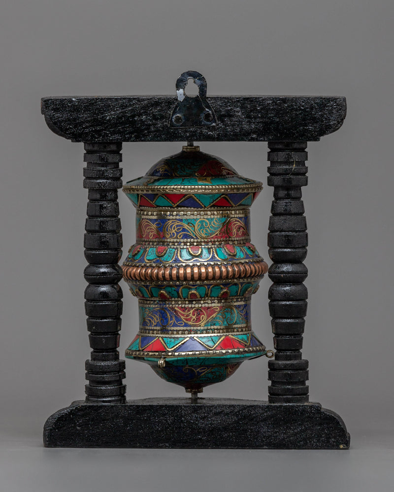 Stand Prayer Wheel | Spin for Peace and Enlightenment