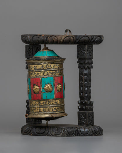 Mantra Prayer Wheel | Traditional Buddhist Meditation Aid