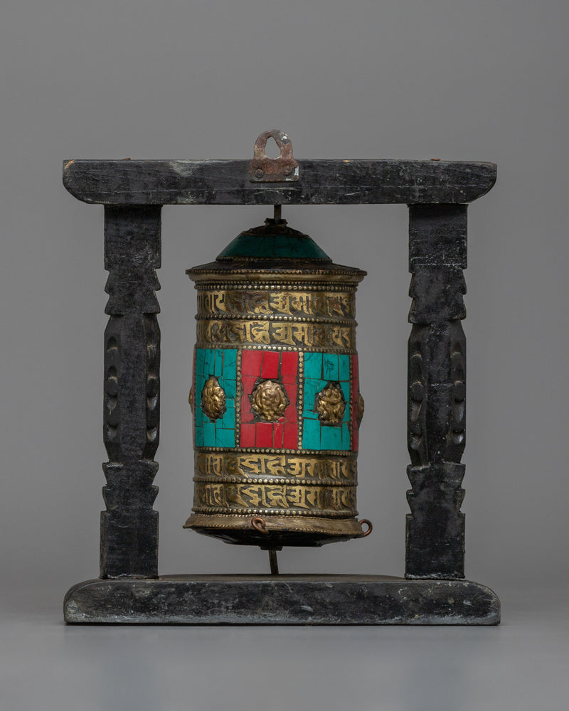 Mantra Prayer Wheel | Traditional Buddhist Meditation Aid