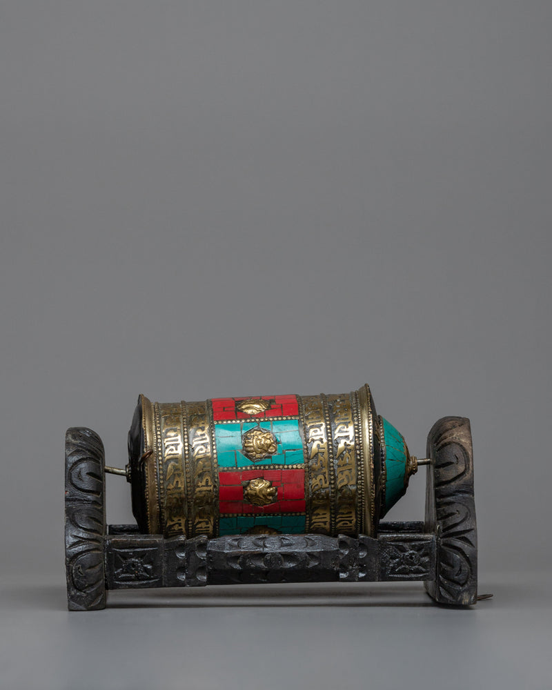 Mantra Prayer Wheel | Traditional Buddhist Meditation Aid