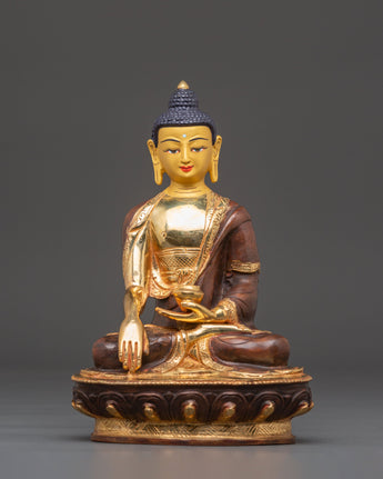 Shakyamuni Buddha Statue: Meditation and Mantra Practice | Copper Sculpture