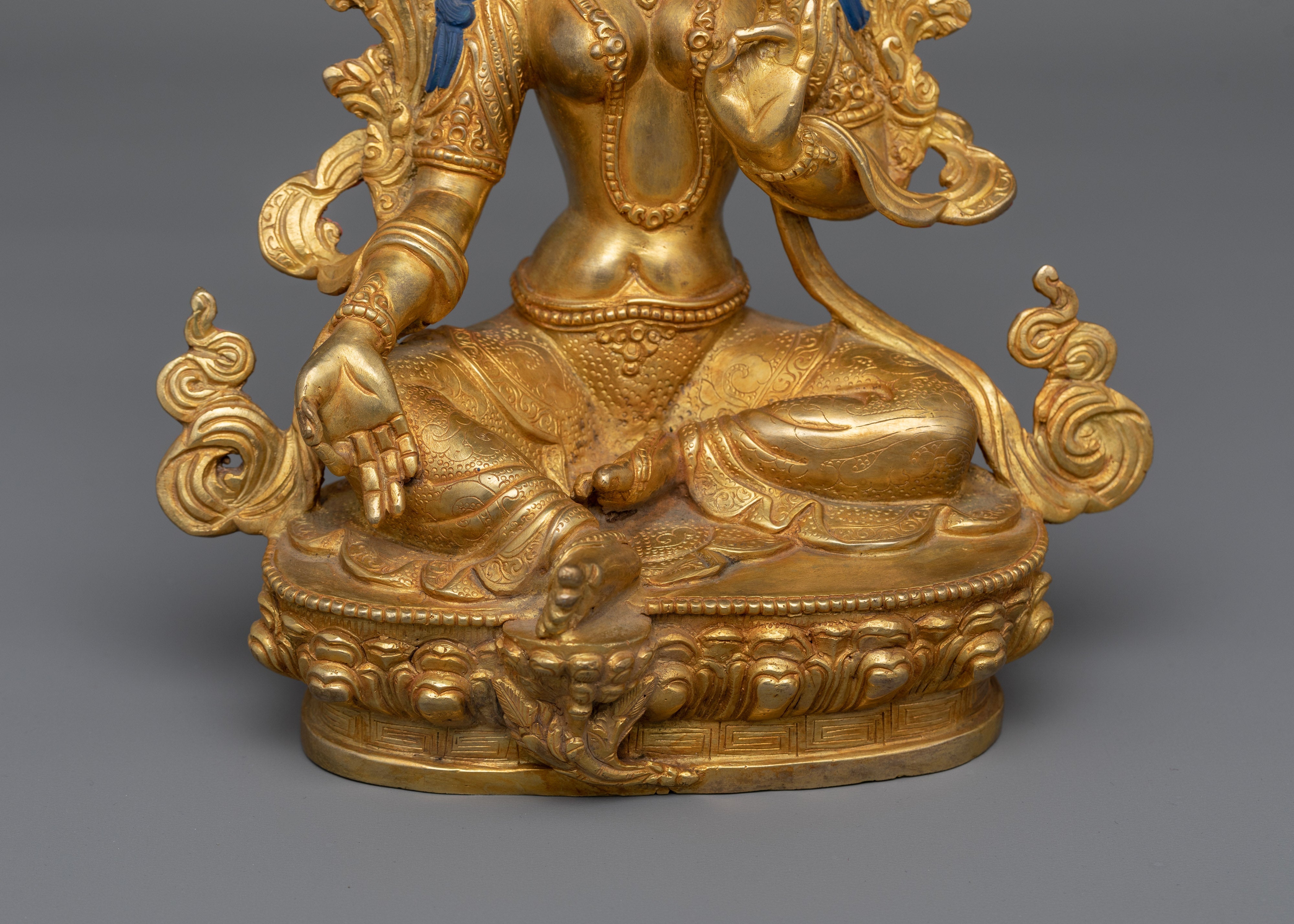 Boddhisattva Green Tara Compassion Goddess | Traditional Himalayan Artwork