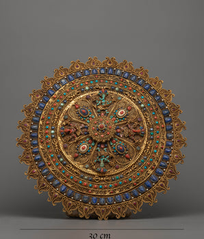 Copper Round Mandala Wall Hanging | Bringing Serenity to Your Space