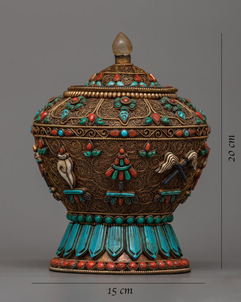 Ceremonial Dhupur Rice Pot | A Spiritual Companion for Prayer and Offerings