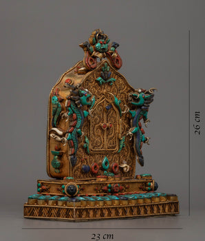 Buddhist Green Tara Ghau Box |  Preserving Tibetan Devotional Practices