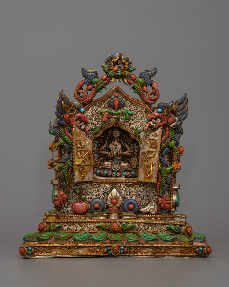 Chenrezig Ghau Box | A Fusion of Art, Devotion, and Compassion