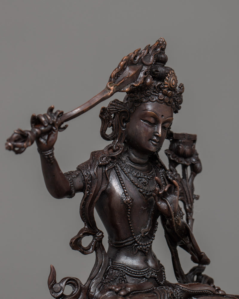 Manjushri Deity Statue | Wisdom and Enlightenment in Divine Form