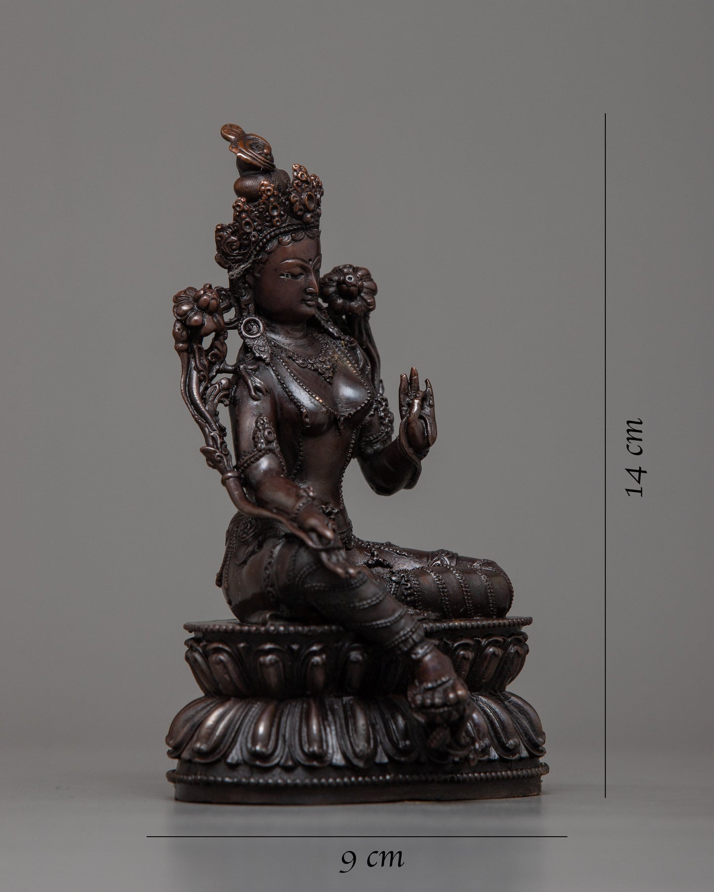 Green Tara Machine Made Statue | Elevate Your Sacred Space with Tara's Tranquil Energy