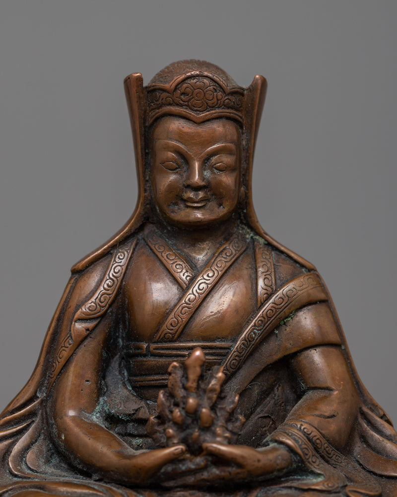 Machine Made Gompopa Statue | Beacon of Tibetan Wisdom