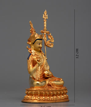 Tíbet Master Guru Rinpoche Statue | Revered Representation of Spiritual Wisdom