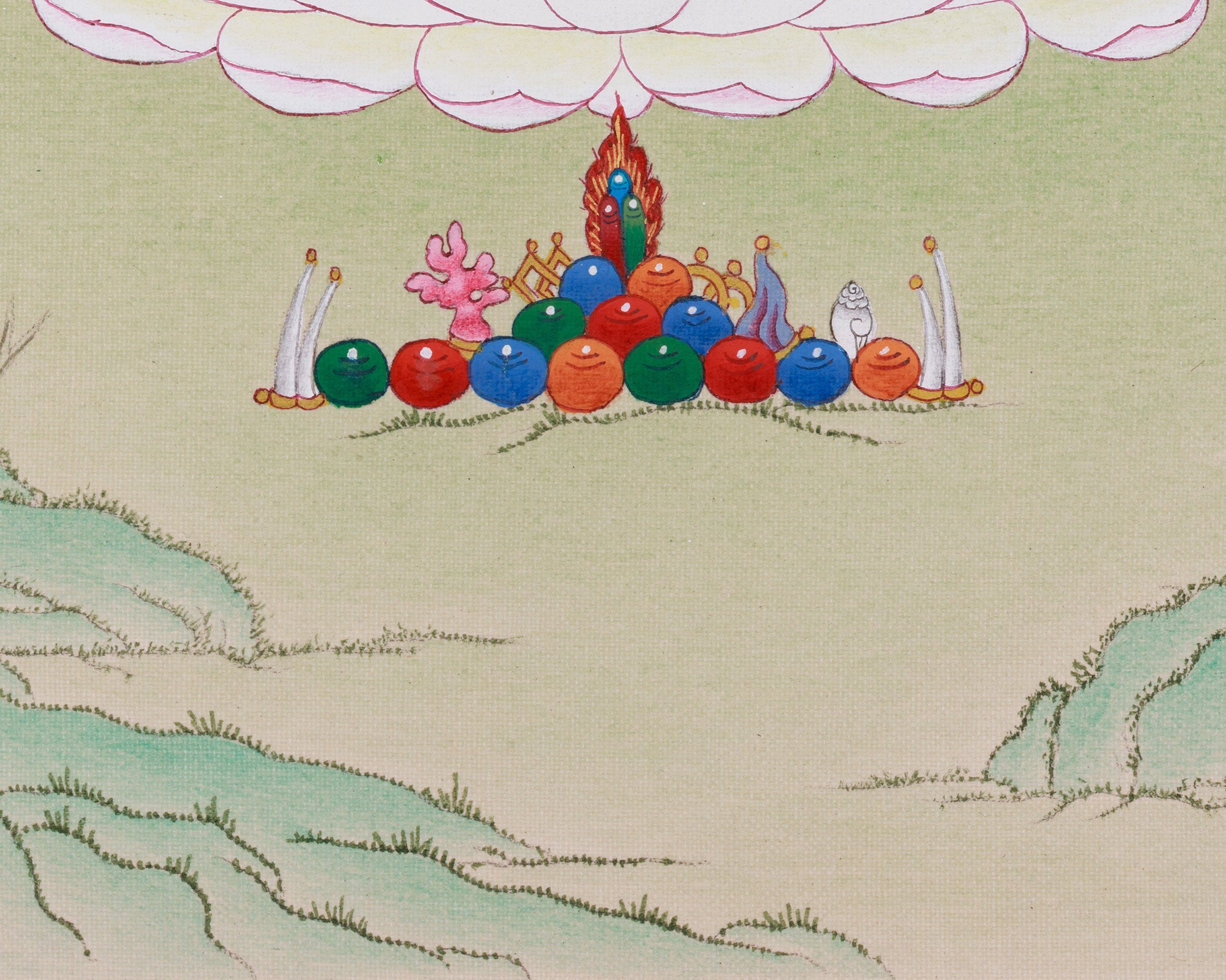 Bodhisattva of Compassion, Avalokiteshvara | A Sacred Thangka of Mercy and Protection