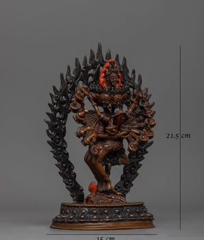 Hevajra Oxidized Statue | Emblem of Esoteric Wisdom