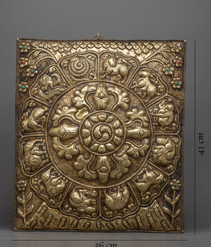 Vajra Metal Wall Hanging |  Handcrafted Artistry for Your Sacred Space
