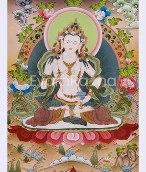 Hand-Painted Vajrasattva Thangka