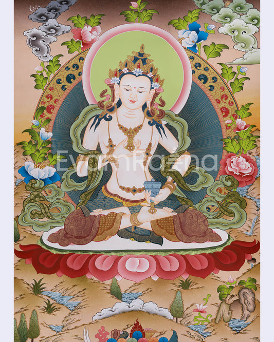 Hand-Painted Vajrasattva Thangka