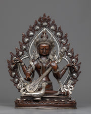 saraswati on swan