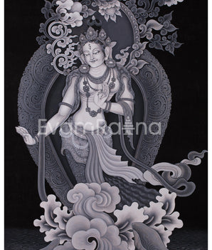 Standing White Tara Painting |